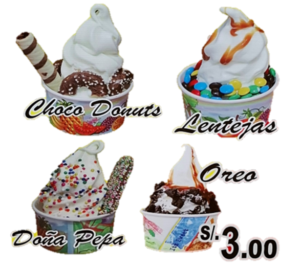 Vasos especiales de 3 soles